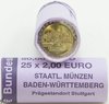 Rolle 2 Euro Gedenkmünzen Deutschland 2007 F Schweriner Schloss