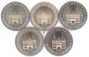Alle 5 Gedenkmünzen 2 Euro 2006 Holstentor A D F G J