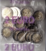 Beutel 2 Euro Gedenkmünzen Portugal 2007 EU Ratspräsidentschaft