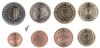 Niederlande alle 8 Münzen 2004