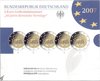 2 Euro Gedenkmünzen-Set Deutschland 2007 Römische Verträge PP