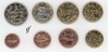 Griechenland alle 8 Münzen 2004