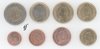 Vatikan alle 8 Münzen 2004