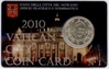 Vatikan original Coincard 50 Cent 2010