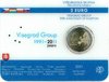 2 Euro Coincard Slowakei 2011 Visegrad Gruppe