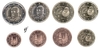 Spanien alle 8 Münzen 2011