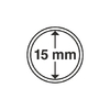 Münzkapseln Innendurchmesser 15 mm
