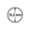 Münzkapseln Innendurchmesser 16,5 mm