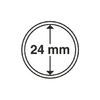 Münzkapseln Innendurchmesser 24 mm