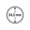 Münzkapseln Innendurchmesser 24,5 mm