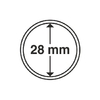 Münzkapseln Innendurchmesser 28 mm