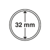 Münzkapseln Innendurchmesser 32 mm