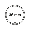 Münzkapseln Innendurchmesser 36 mm
