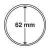Münzkapseln Innendurchmesser 62 mm