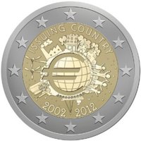 Zubehör für 2€ „10 Jahre Euro-Bargeld“
