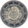 2 Euro Gedenkmünze Estland 2012 10 Jahre Euro Bargeld