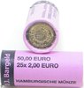 Rolle 2 Euro Deutschland 2012 J 10 Jahre Euro Bargeld