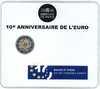 2 Euro Coincard Frankreich 2012 10 Jahre Euro