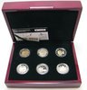 2 Euro Gedenkmünzen Luxemburg 2009 - 2012 PP Set