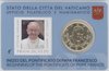 Vatikan original Coincard 50 Cent 2013 mit Briefmarke N° 3