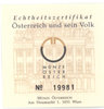 Zertifikat Österreich 10 Euro 2003 Schloss Schönbrunn