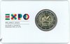 2 Euro Coincard Italien 2015 Expo Mailand