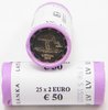 Rolle 2 Euro Gedenkmünzen Lettland 2015 Schwarzstorch