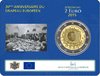 2 Euro Coincard Luxemburg 2015 Europaflagge