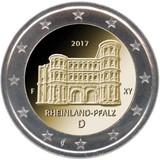 Germany 2 euro coin 2017 /"Porta Nigra/" UNC