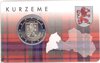 2 Euro Coincard Lettland 2017 Kurzeme
