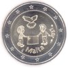 2 Euro Gedenkmünze Malta 2017 Frieden mit Münzzeichen