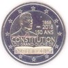 2 Euro Gedenkmünze Luxemburg 2018 Verfassung neues Münzzeichen