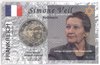 2 Euro Coincard / Infokarte Frankreich 2018 Simone Veil