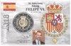 2 Euro Coincard / Infokarte Spanien 2018 Geburtstag Felipe VI