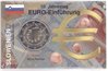 2 Euro Coincard / Infokarte Slowenien 2017 Euro-Einführung