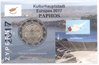 2 Euro Coincard / Infokarte Zypern 2017 Paphos