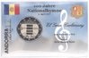 2 Euro Coincard / Infokarte Andorra 2017 Hymne Andorras