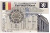 2 Euro Coincard / Infokarte Belgien 2017 Gent