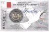 2 Euro Coincard / Infokarte Malta 2017 Frieden
