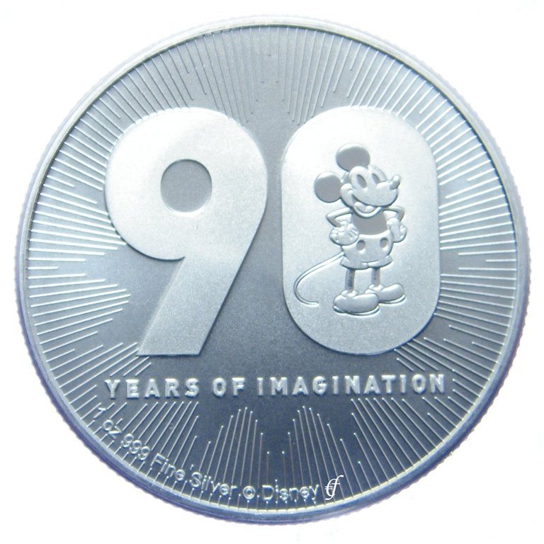 Disney Micky Maus Limitierte Auflage Silber Glänzend Spardose Kanne Bank