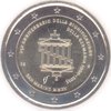 2 Euro Gedenkmünze San Marino 2015 Wiedervereinigung Deutschland in Kapsel