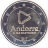 2 Euro Gedenkmünze Andorra 2017 Das Land der Pyrenäen in Kapsel