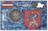 2 Euro Coincard / Infokarte Lettland 2016 Vidzeme