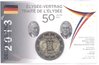 2 Euro Coincard / Infokarte Deutschland 2013 Elysee-Vertrag