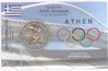 2 Euro Coincard / Infokarte Griechenland 2004 Olympiade Athen