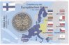 2 Euro Coincard / Infokarte Finnland 2004 EU-Erweiterung