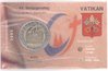 2 Euro Coincard / Infokarte Vatikan 2005 Weltjugendtag Köln
