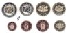 Lettland alle 8 Münzen 2019