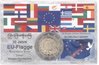 2 Euro Coincard / Infokarte Luxemburg 2015 Europaflagge