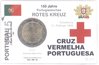 2 Euro Coincard / Infokarte Portugal 2015 Rotes Kreuz